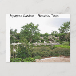 Japanska trädgårdar - Houston, Texas - Vykort