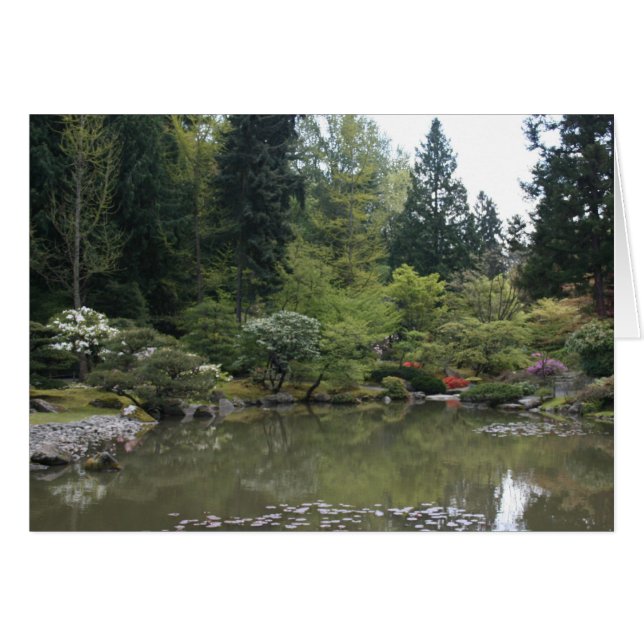 Japanska trädgårdar OBS kort (Framsidan Horizontal)