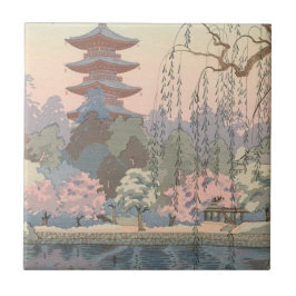 Japanska trädgårdar, Pagoda, Waterway Kakelplatta