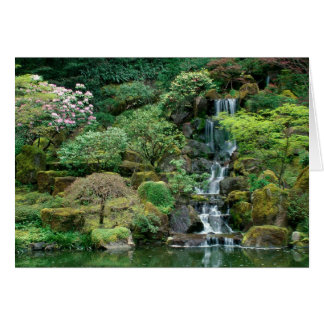 Japanska trädgårdar Portland, Oregon Hälsningskort