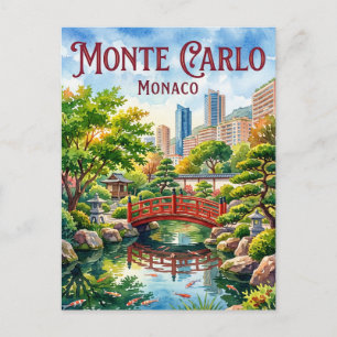 Japanska trädgården (Jardin Japonais), Monte Carlo Vykort