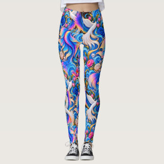 Japanska Tranakonst Dam Leggings