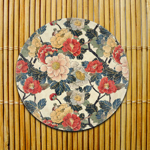 Japanska Ukiyo-E Art-Blommönstret