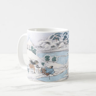 Japanska Ukiyo-e av stridighetsamuraien för 47 Kaffemugg