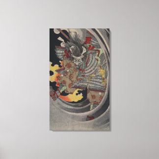 Japanska Ukiyo-e Yokai Ghost av Yoshitoshi Canvastryck