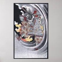 Japanska Ukiyo-e Yokai Ghost av Yoshitoshi