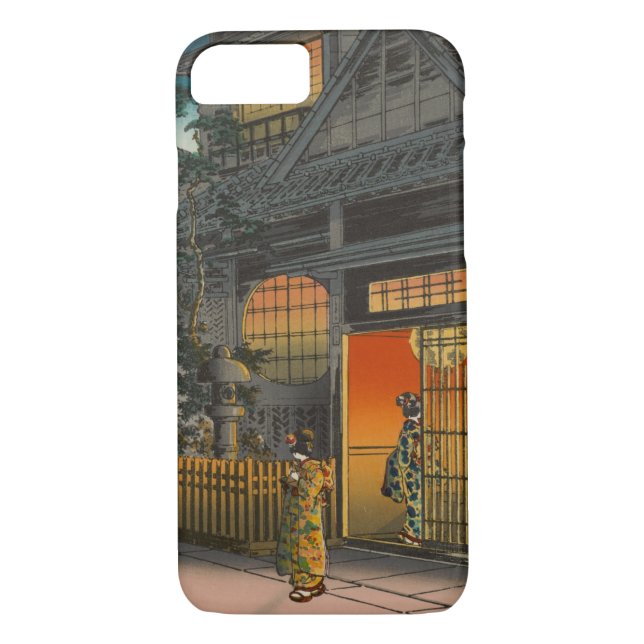 Japanska ukiyoe Art (Kouitsu Tsuchiya) Case-Mate iPhone Skal (Baksida)