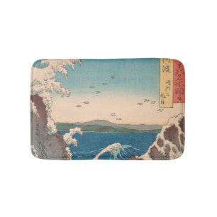 Japanska Vågar Naruto Whirlpool Artwork Badrumsmatta