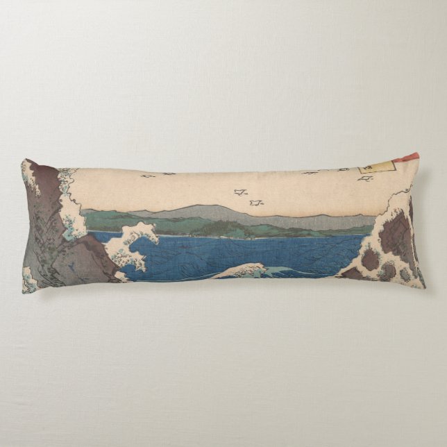 Japanska Vågar Naruto Whirlpool Artwork Kroppskudde (Baksidan)