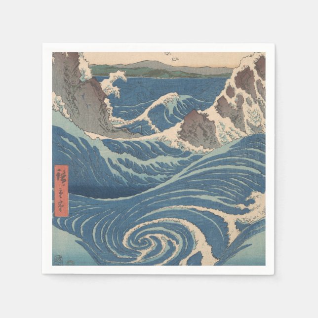 Japanska Vågar Naruto Whirlpool Artwork Pappersservett (Framsidan)