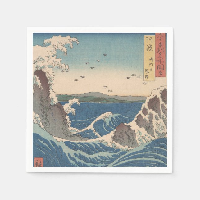 Japanska Vågar Naruto Whirlpool Artwork Pappersservett (Framsidan)