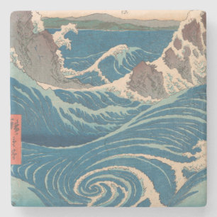 Japanska Vågar Naruto Whirlpool Artwork Underlägg Sten