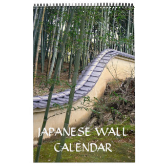 Japanska väggar kalender