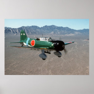 Japanska Val Dive Bomber Poster