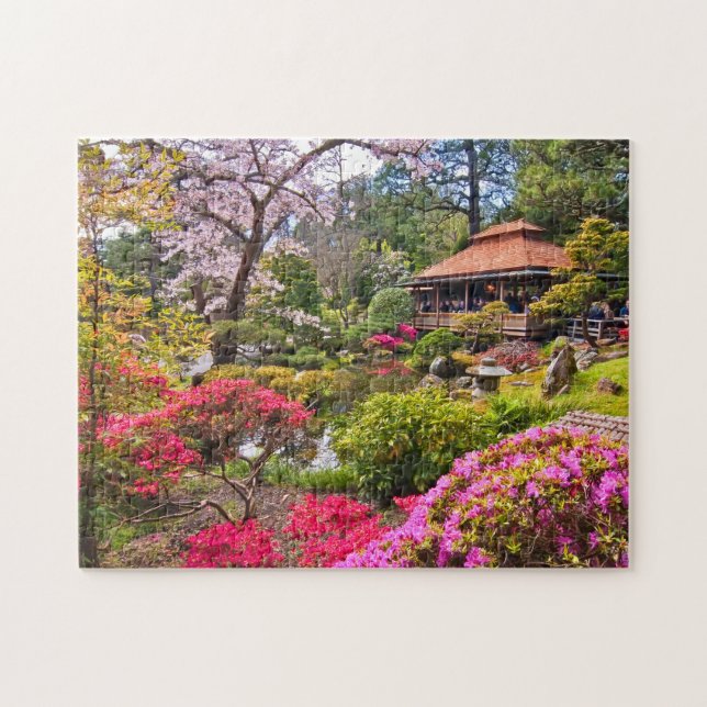 Japanska Vår Garden Pussel (Horisontell)