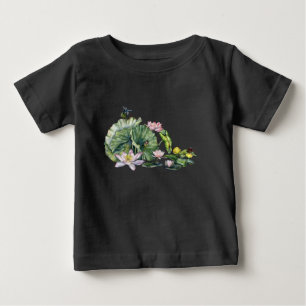 Japanska Vatten Lilies och Lotus Flowers T Shirt