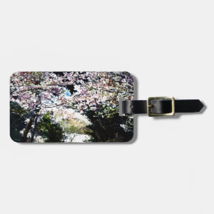 Japanska vintagekörsbärblommar bagagebricka