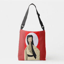 Japanska viskning axelväska