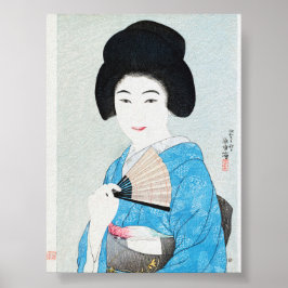 Japanska Woman (1929) av Yamanaka Kodō Poster