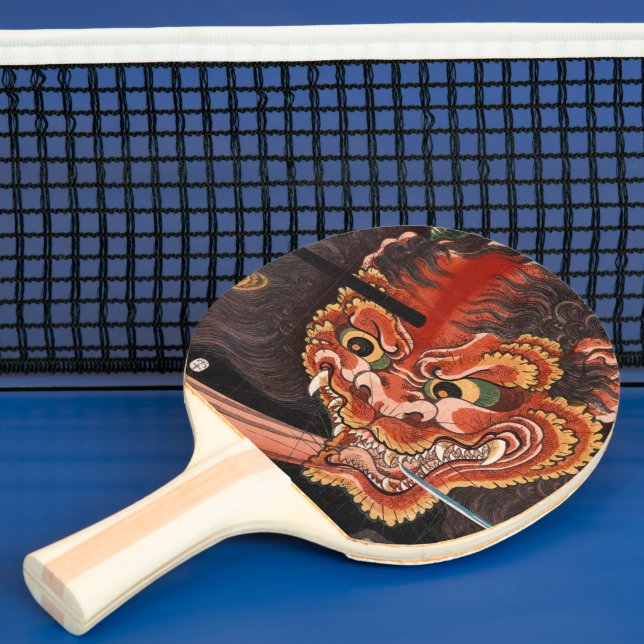 Japanska Yokai Oni Kung Shutendoji Fine Art Pingisracket (Insitu)