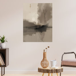 Japanska Zen-minimalister Poster Lugn Modern