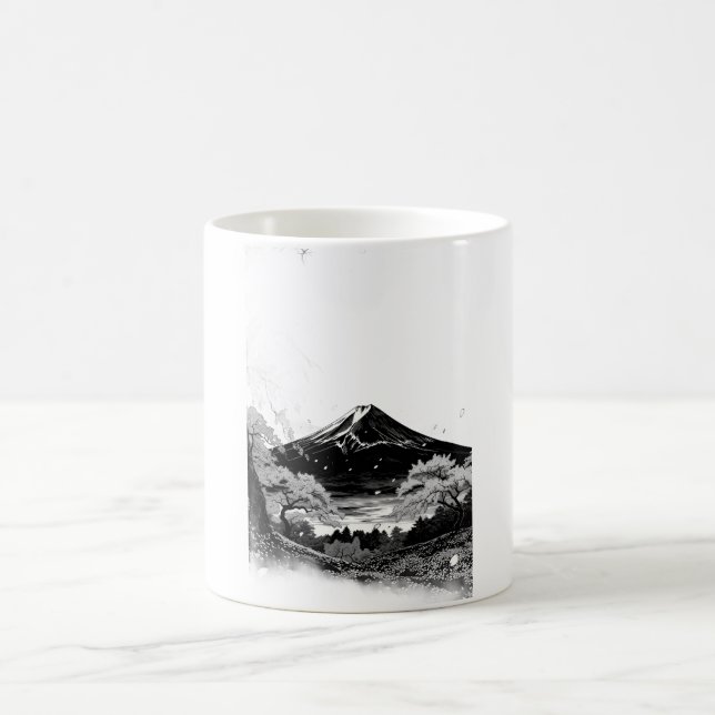japanskt berg kaffemugg (Center)