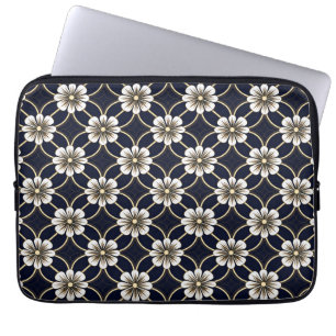 Japanskt Blommönster Laptop Fodral