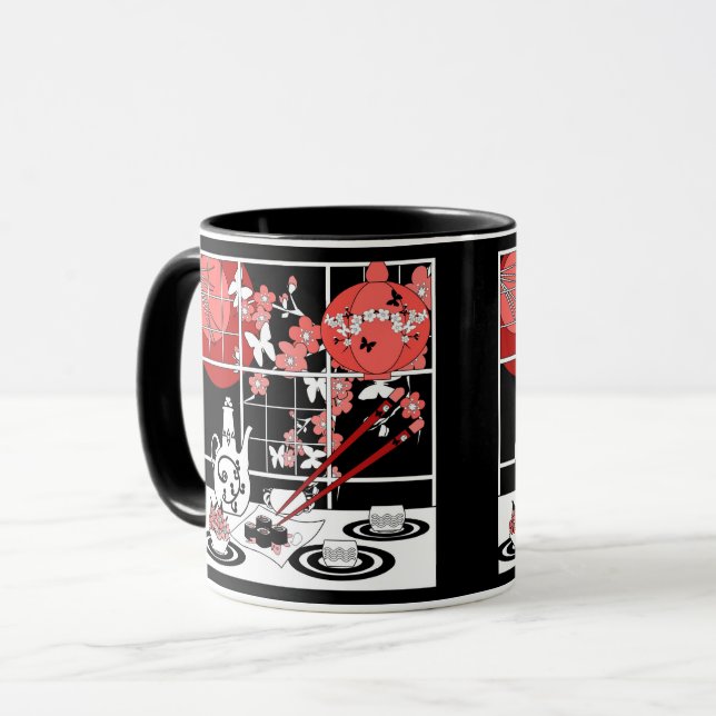 Japanskt cuisine mugg (Framsida vänster)