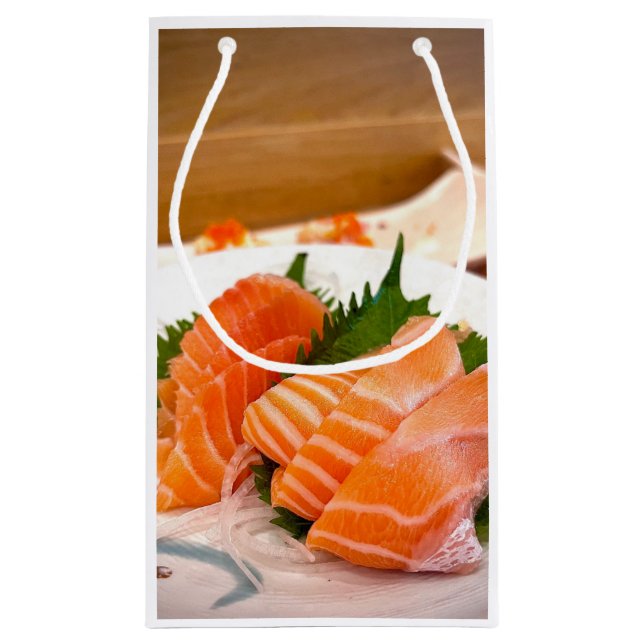 Japanskt Cuisine Salmon Sashimi Gift Bag (Baksidan)