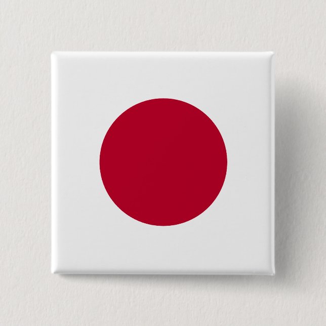 Japanskt Flagga-knapp Knapp (Framsida)