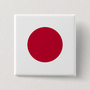 Japanskt Flagga-knapp Knapp