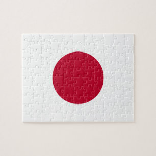 Japanskt Flagga Puzzon Pussel