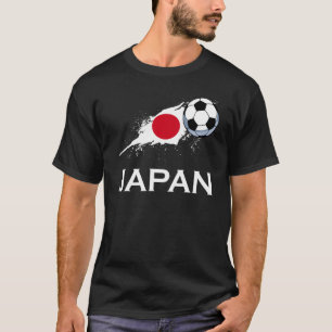 Japanskt fotbollslag Boll Japansk patriotisk Playe T Shirt
