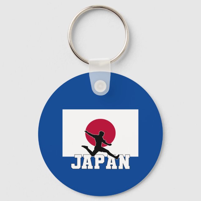 Japanskt fotbollslag nyckelring (Framsida)