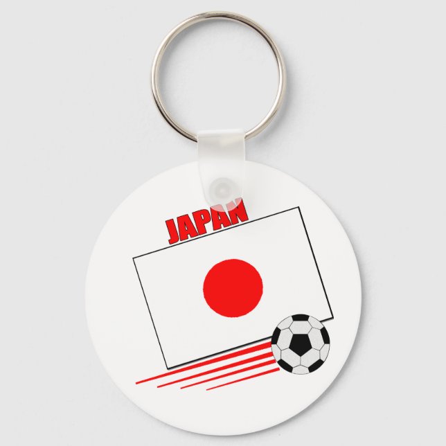 Japanskt fotbollslag nyckelring (Framsida)