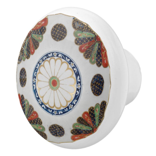Japanskt Imari-mönster Knopp (Höger)