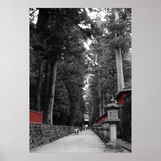 Japanskt kloster poster (Framsidan)