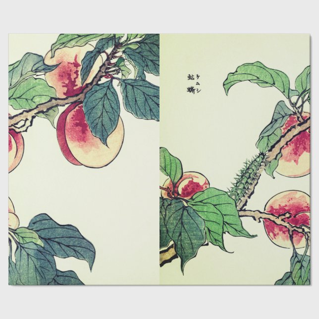 Japanskt körsbärsträd inpappningspapper presentpapper (Seam)