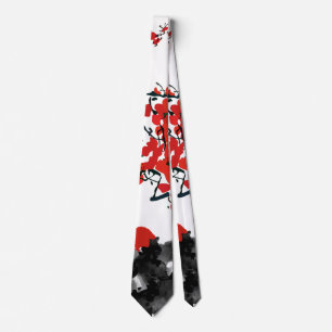 Japanskt landskap Neck Tie Slips
