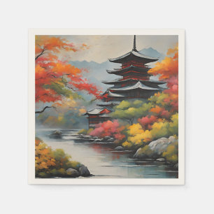 Japanskt liggande pappersservett