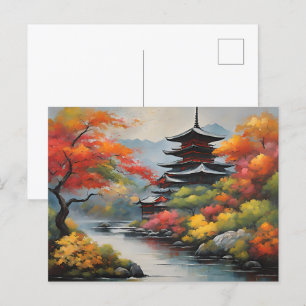 Japanskt liggande vykort