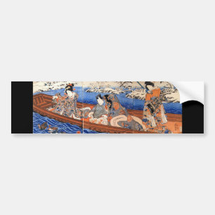 Japanskt måla C. 1800's Bildekal