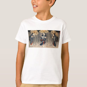 Japanskt måla C. 1800's Tee