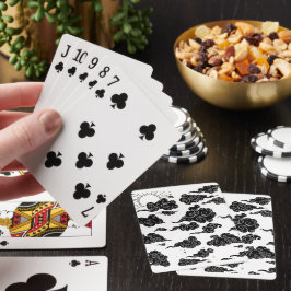 Japanskt molnmönster estetik casinokort