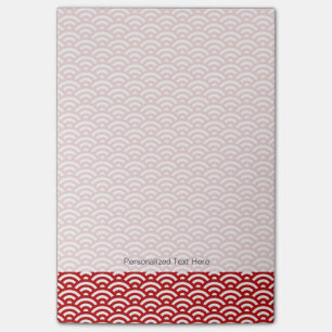 Japanskt mönster post-it block