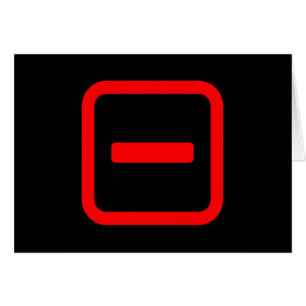 Japanskt nummer ett 一 【 Ichi 】 Kanji Card Hälsningskort