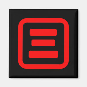 Japanskt nummer tre 三 【 San 】 Kanji Magnet
