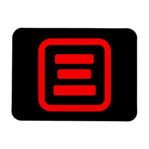 Japanskt nummer tre 三 【 San 】 Kanji Magnet