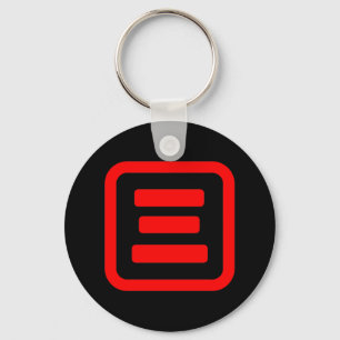 Japanskt nummer tre 三 【 San 】 Kanji Nyckelring