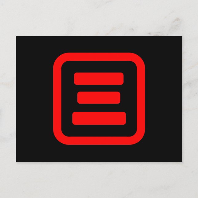 Japanskt nummer tre 三 【 San 】 Kanji Vykort (Framsida)